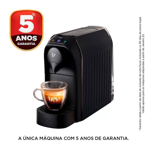 Cafeteira Passione para Espresso e Multibebidas, 220v, Preto, 20039016, Três Corações - CX 1 UN