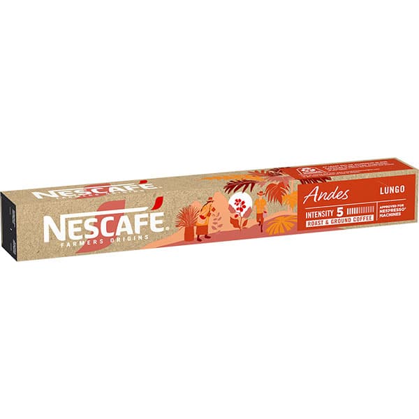 Cápsula de café, Andes, Compatível com Cafeteira Nespresso, Nestlé - CX 1 UN