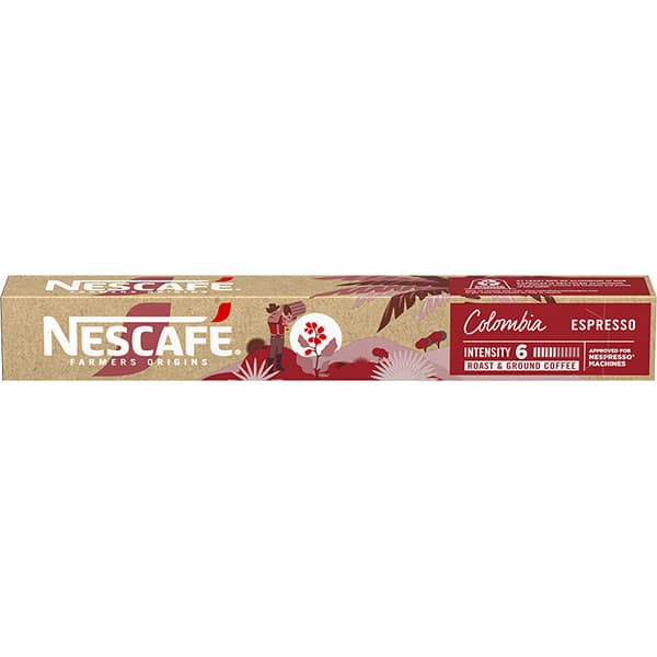 Cápsula de café, Colômbia, Compatível com Cafeteira Nespresso, Nestlé - CX 1 UN