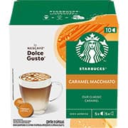 Cápsula de café Starbucks Caramel Macchiato, Compatível com Cafeteira Dolce Gusto, Starbucks - CX 10 UN Cápsula de café Starbucks Caramel Macchiato, Compatível com Cafeteira Dolce Gusto, Starbucks - CX 10 UN