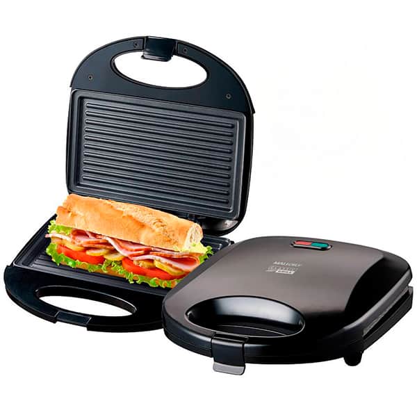 Sanduicheira elétrica Classic Grill 2 em 1, 127V, B96801001, Mallory - CX 1 UN