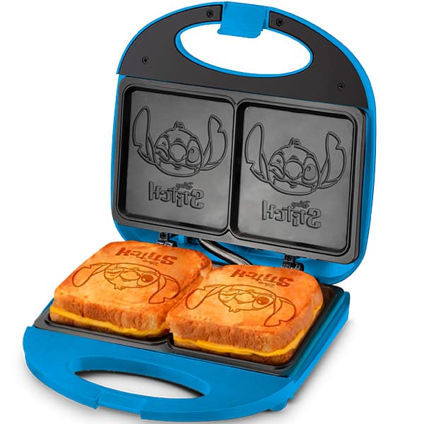 Sanduicheira elétrica Stitch, Disney, 127V, B96801131, Mallory - CX 1 UN
