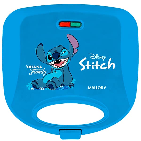 Sanduicheira elétrica Stitch, Disney, 127V, B96801131, Mallory - CX 1 UN