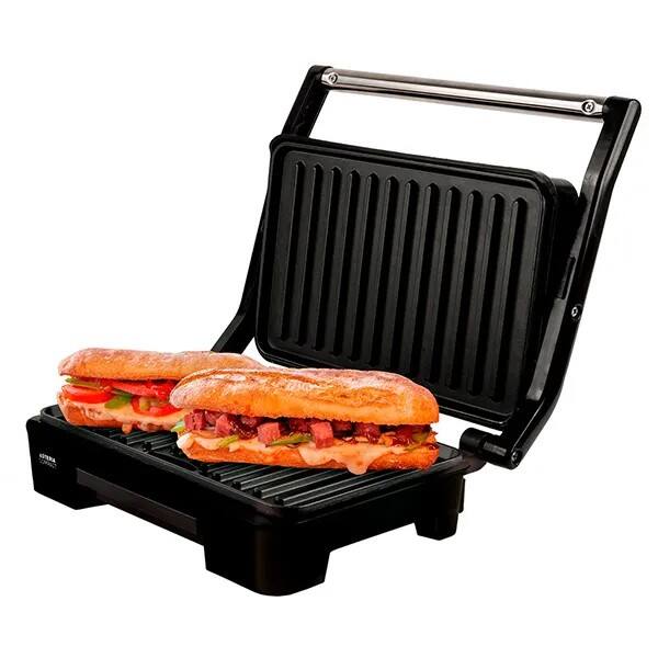 Sanduicheira Grill Asteria Compact, Multifunção com Luzes indicadoras, 127v, B96800961, Mallory - CX 1 UN