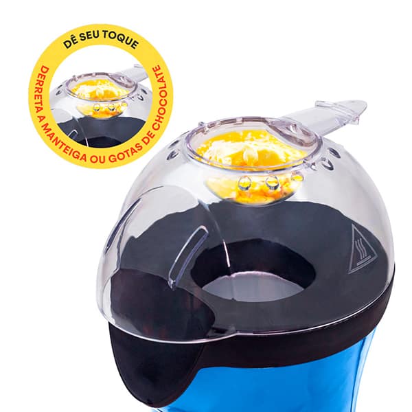 Pipoqueira elétrica Stitch, Disney, 127V, B98700401, Mallory - CX 1 UN