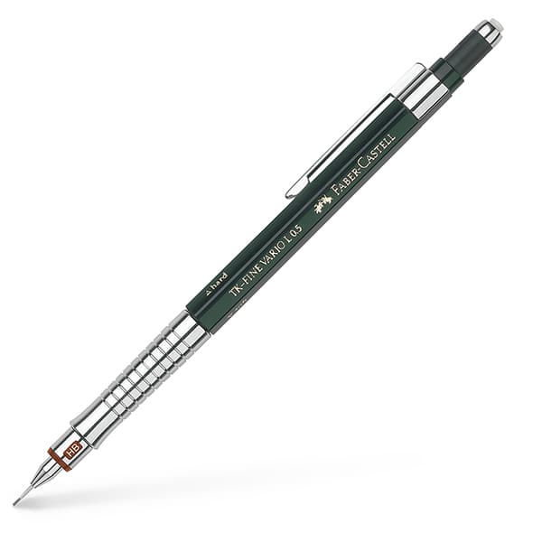 Lapiseira 0.5mm técnica, tk-fine, Vario L, Faber-Castell - BT 1 UN