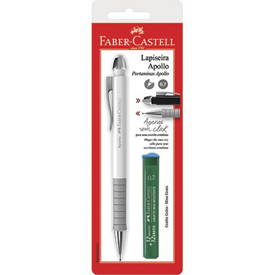 Lapiseira Apollo 0.7mm Cores Sortidas Faber-Castell BT 1 UN Lapiseira Apollo 0.7mm Cores Sortidas Faber-Castell BT 1 UN