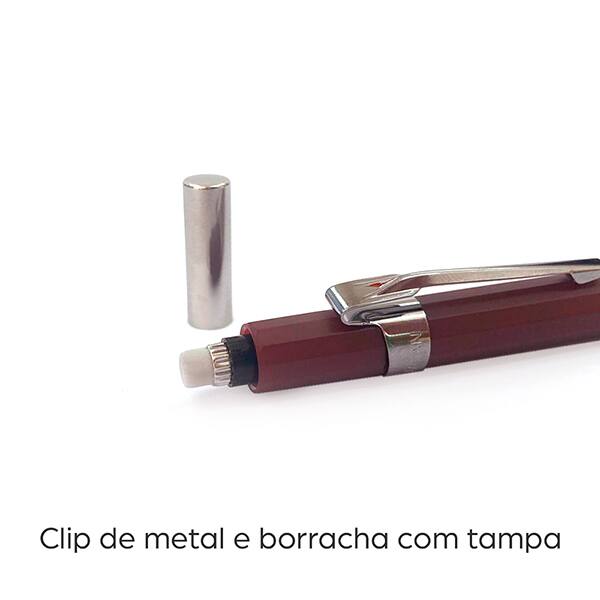 Lapiseira 0.7mm lapiseira metallic gold SM/P207-MY Pentel BT 1 UN