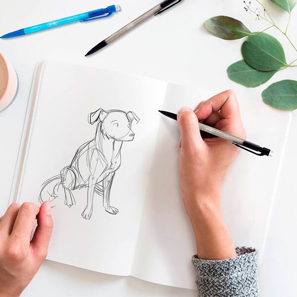 Lapiseira, Preta Fumê, 0.5mm, Oval BT 1 UN