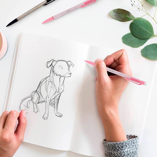 Lapiseira, Rosa, 0.5mm, Oval PT 1 UN