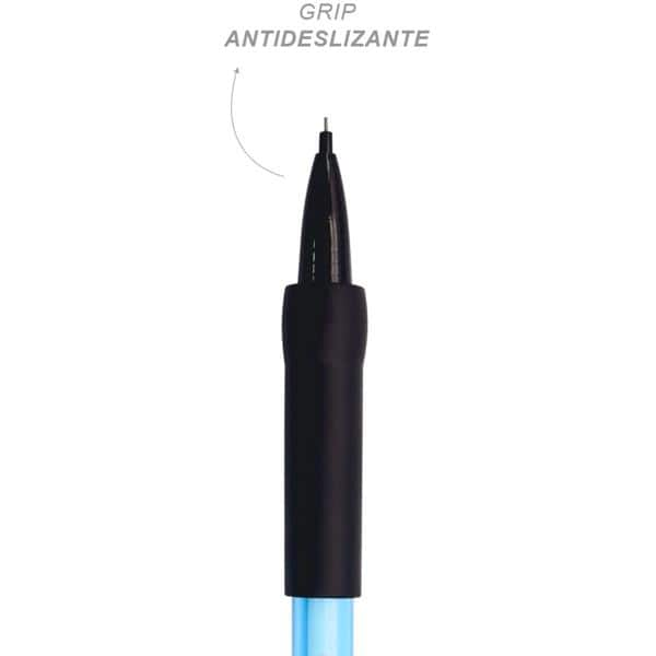 Lapiseira com grip antideslizante, Azul, 0.5mm, Oval - PT 1 UN