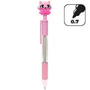 Lapiseira 0,7mm, Gata rosa, CF2908-2, Oval - BT 1 UN