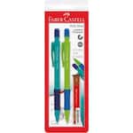 Lapiseira Poly, Slim 0.5mm mix, Azul e Verde + 1 Tubo de Grafite, az/vd SM/05SLIMAV, Faber-Castell - BT 1 UN