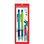 Lapiseira Poly, Slim 0.7mm mix, Azul e Verde + 1 Tubo de Grafite, az/vd SM/07SLIMAV, Faber-Castell - BT 1 UN