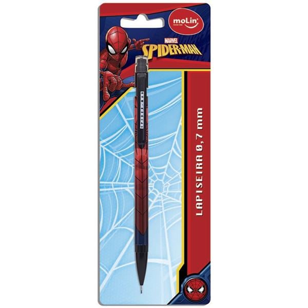 Lapiseira 0.7mm Marvel Homem Aranha - Spider-Man Molin - BT 1 UN