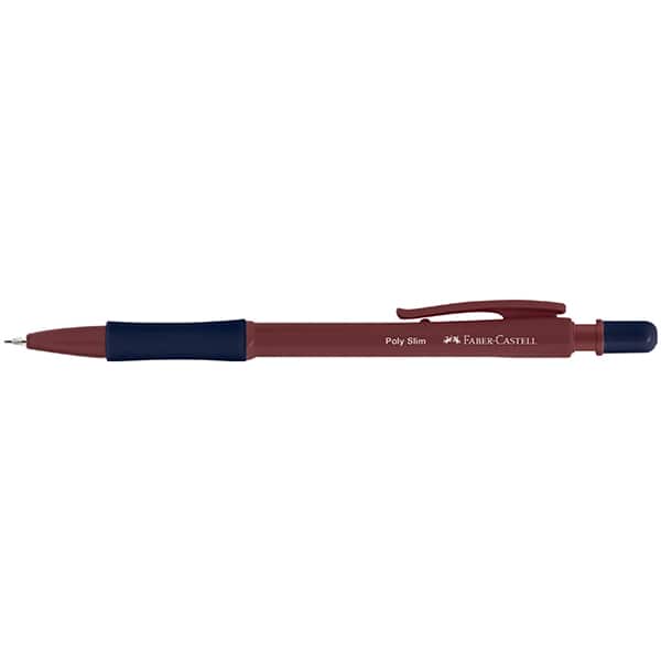 Lapiseira Poly Slim 0.7mm, Azul e Roxo, Faber-Castell - BT 2 UN