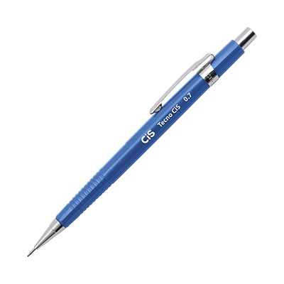 Lapiseira 0.7mm técnica TecnoCis +1 mina de grafite azul Cis BT 1 UN