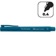 Caneta hidrográfica Ponta Porosa Fine Pen, Ponta Fina 0.4mm, Azul Noite, Faber-Castell - 1 UN
