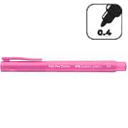 Caneta hidrográfica Ponta Porosa Fine Pen, Ponta Fina 0.4mm, Rosa Chiclete, Faber-Castell - 1 UN