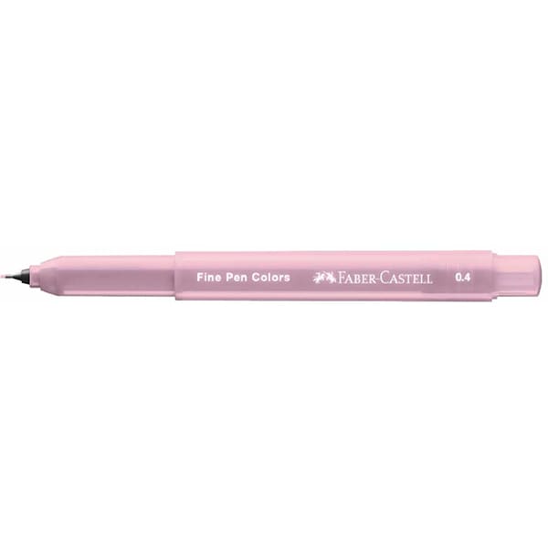 Caneta hidrográfica Ponta Porosa Fine Pen, Ponta Fina 0.4mm, Rosa Escuro, Faber-Castell - 1 UN