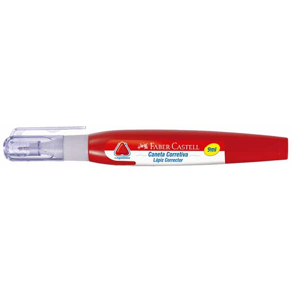 Caneta Corretiva, 9ml, Faber-Castell - BT 1 UN