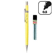 Lapiseira 0.5mm Amarelo + 1 Tubo de Grafite, SM/P205-97, Pentel - BT 1 UN Lapiseira 0.5mm Amarelo + 1 Tubo de Grafite, SM/P205-97, Pentel - BT 1 UN