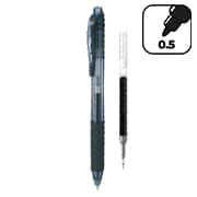 Caneta gel retrátil Energel-X, 0,5mm, Preta, + Refil, SM/BLN105, Pentel - BT 1 UN