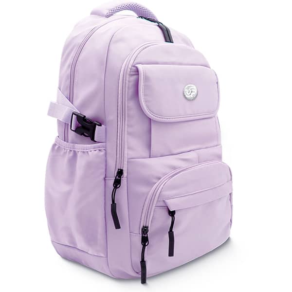 Mochila para notebook até 15" em poliéster, Lilás Pastel, Up - PT 1 UN