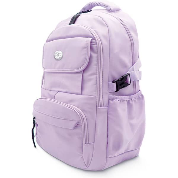 Mochila para notebook até 15" em poliéster, Lilás Pastel, Up - PT 1 UN