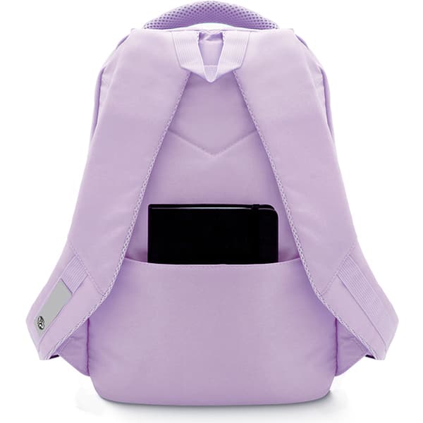 Mochila para notebook até 15" em poliéster, Lilás Pastel, Up - PT 1 UN