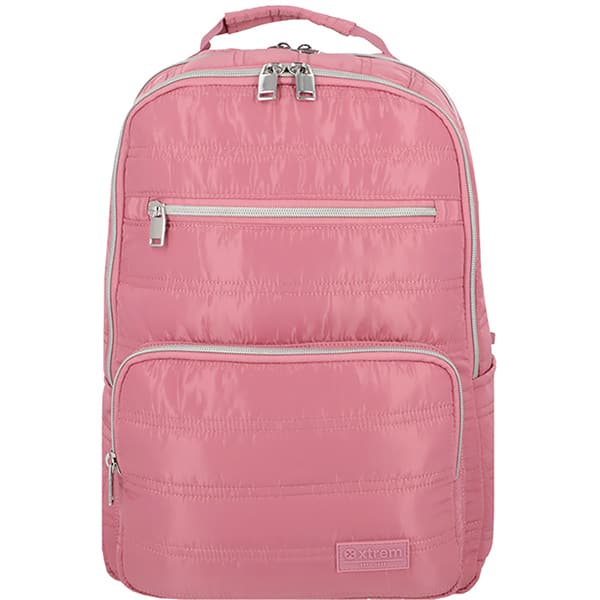 Mochila para notebook até 16", em poliéster, Nebraska, Rosa, Xtrem - PT 1 UN