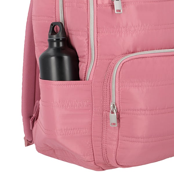 Mochila para notebook até 16", em poliéster, Nebraska, Rosa, Xtrem - PT 1 UN