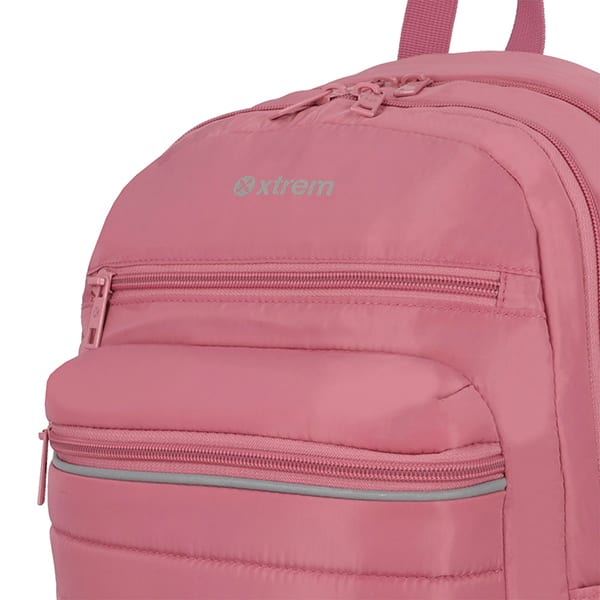 Mochila para notebook até 15", em poliéster, Linx, Rosa, Xtrem - PT 1 UN