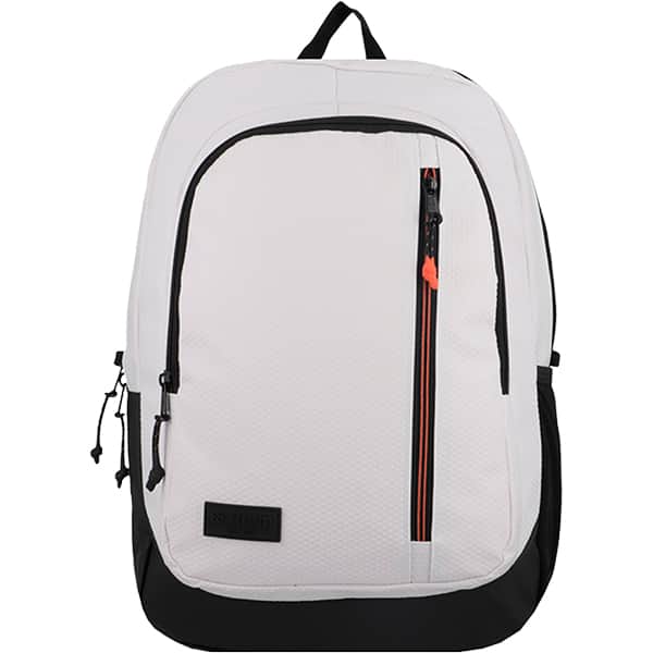 Mochila para Notebook de até 16" em poliéster, Bronx 2.0, Branco e Laranja, Xtrem - PT 1 UN Mochila para Notebook de até 16" em poliéster, Bronx 2.0, Branco e Laranja, Xtrem - PT 1 UN