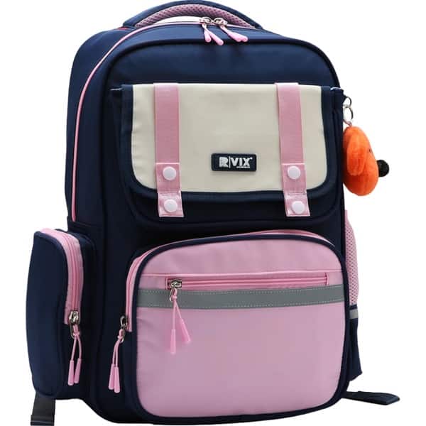 Mochila para Notebook até 17", Chenson, em Nylon, Rosa e Azul, 8735336027, Republic Vix - PT 1 UN