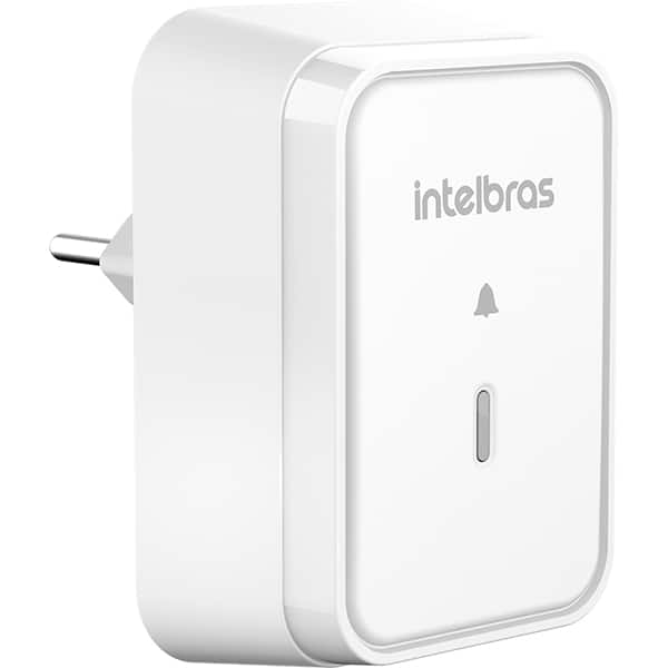 Campainha sem fio com bateria, CIB 101S, Branca, 4520063, Intelbras - CX 1 UN
