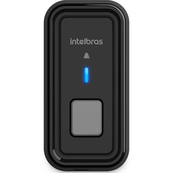 Campainha sem fio com bateria, CIB 101S, Preta, 4520064, Intelbras - CX 1 UN