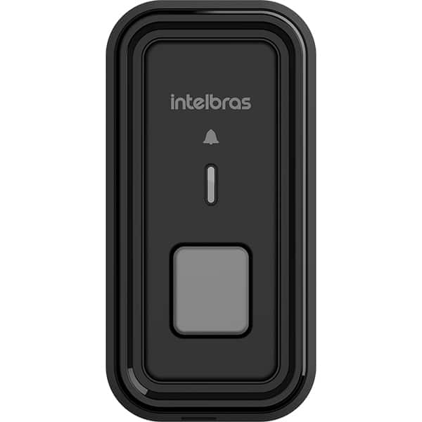 Campainha sem fio com bateria, CIB 101S, Preta, 4520064, Intelbras - CX 1 UN