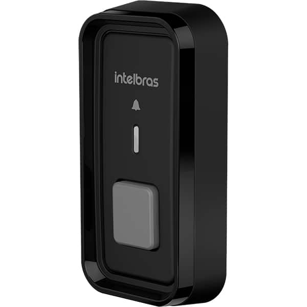Campainha sem fio com bateria, CIB 101S, Preta, 4520064, Intelbras - CX 1 UN