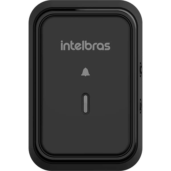 Campainha sem fio com bateria, CIB 101S, Preta, 4520064, Intelbras - CX 1 UN