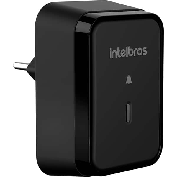 Campainha sem fio com bateria, CIB 101S, Preta, 4520064, Intelbras - CX 1 UN