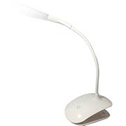 Luminária de mesa clip 2w branca LM971 Luminatti CX 1 UN Luminária de mesa clip 2w branca LM971 Luminatti CX 1 UN