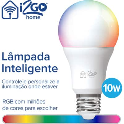 Lâmpada Smart Wi-Fi N 10w 806 Lumens bivolt I2GOTH716 I2Go CX 1 UN