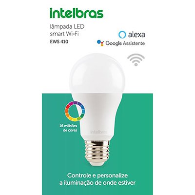 Lâmpada LED Smart Wi-Fi EWS 410 - Intelbras CX 1 UN