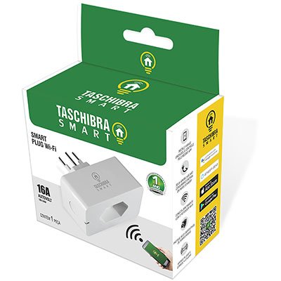 Adaptador de tomada Smart Plug Wi-Fi 16a 13060011 Taschibra UN 1 UN