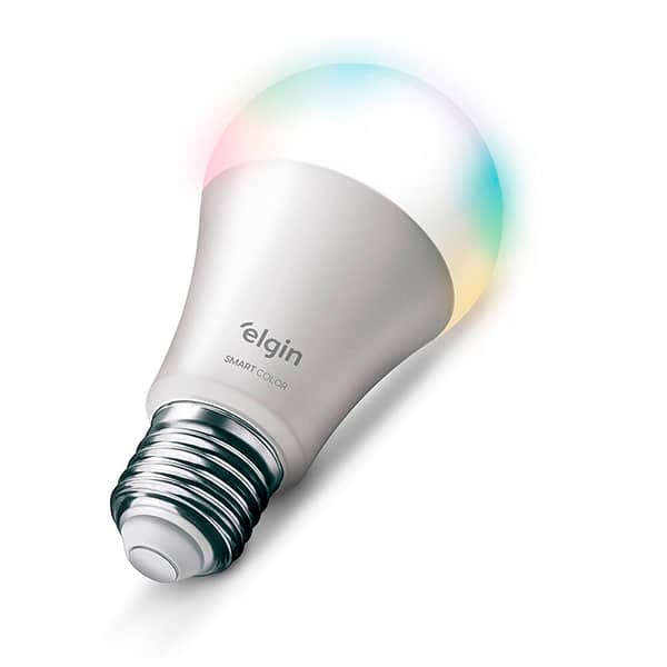 Lâmpada Inteligente Smart LED WiFi 15W A70 Smart Color, Bivolt, 48BLED15WI, Elgin - CX 1 UN