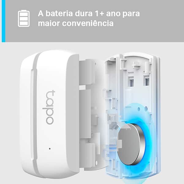 Sensor magnético inteligente Tapo T110, Branco, Tp Link - CX 1 UN