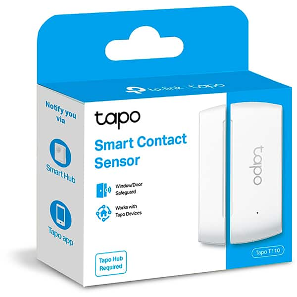 Sensor magnético inteligente Tapo T110, Branco, Tp Link - CX 1 UN