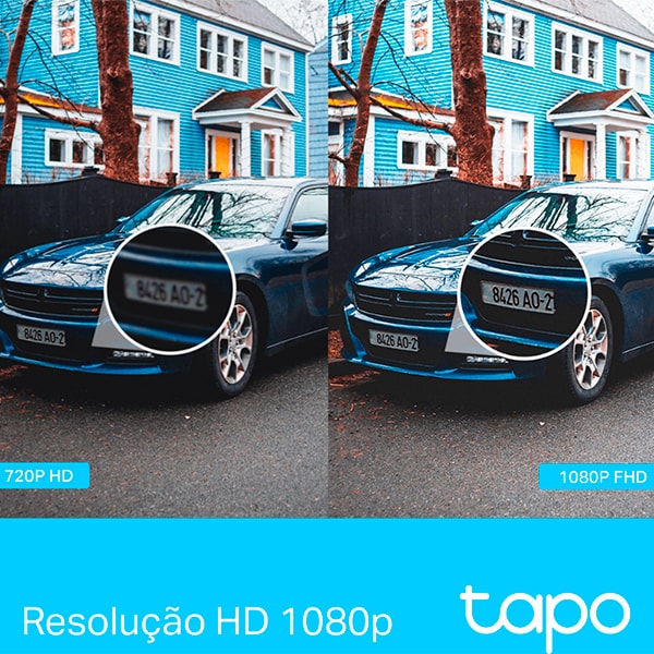 Câmera de Segurança externa IP, Wifi, Visão 360 graus, Full HD 1080p, Visão Noturna e Áudio Bidirecional, TAPO C500, TP-Link - CX 1 UN