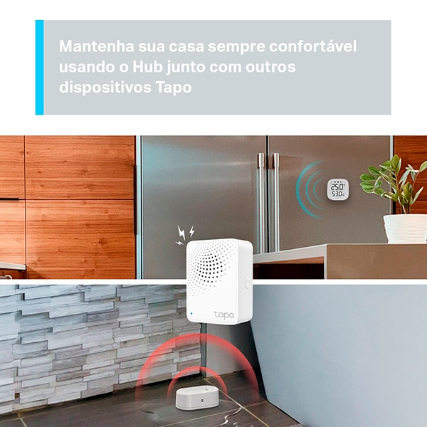 Hub de Automação inteligente com campainha, Branco, Tapo H100, Tp Link - CX 1 UN